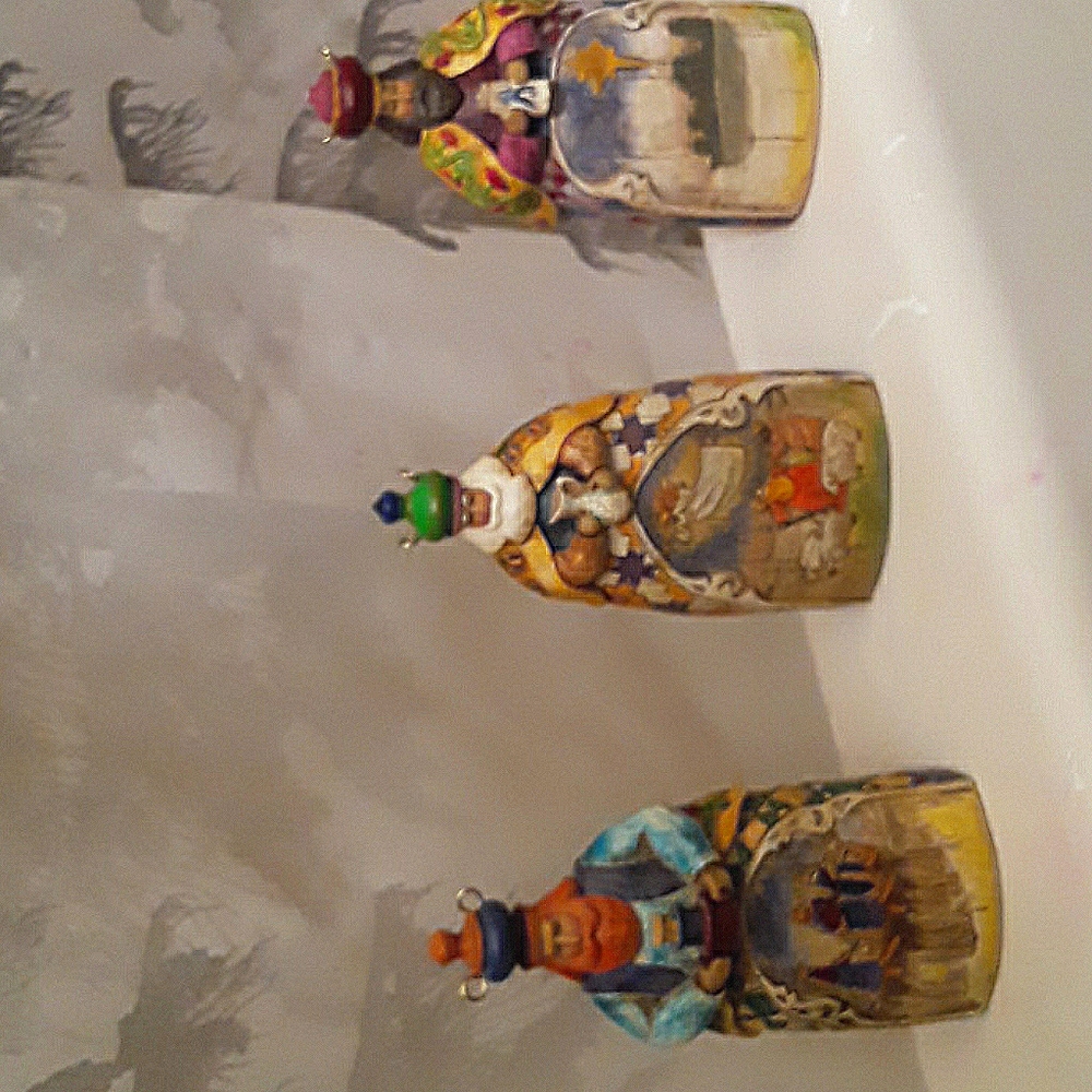 Christmas ornaments   3 wise men